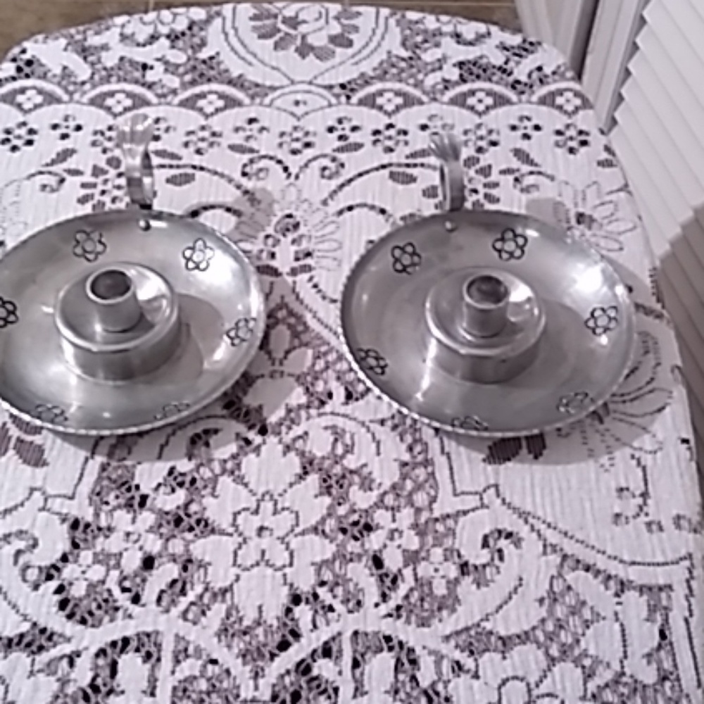 BHW Buenilum Aluminum Vintage Candle Holders